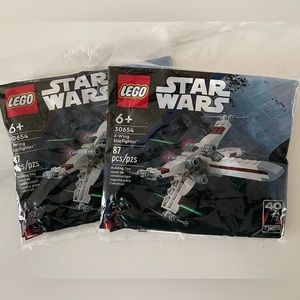 Two Lego Star Wars X-Wing Starfighter